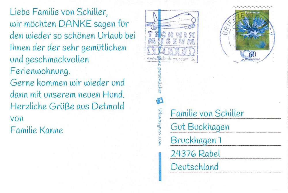 Gästemeinungen | Ferienwohnung Ostsee Kappeln Schlei | Gut Buckhagen