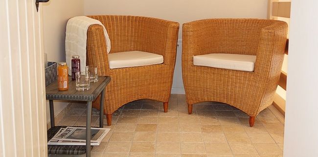 Entspannung und Ruhe in der Sauna auf Gut Buckhagen in Ostseenähe