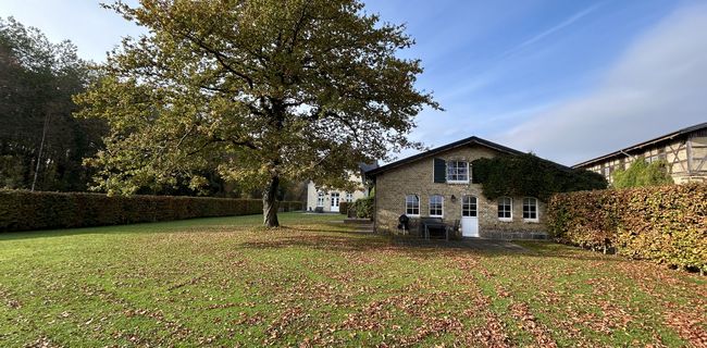 Ferienwohnung Alte Tischlerei auf Gut Buckhagen im Herbst